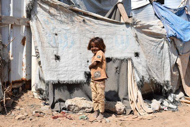 离失所的也门儿童开元ky棋牌流(图2)